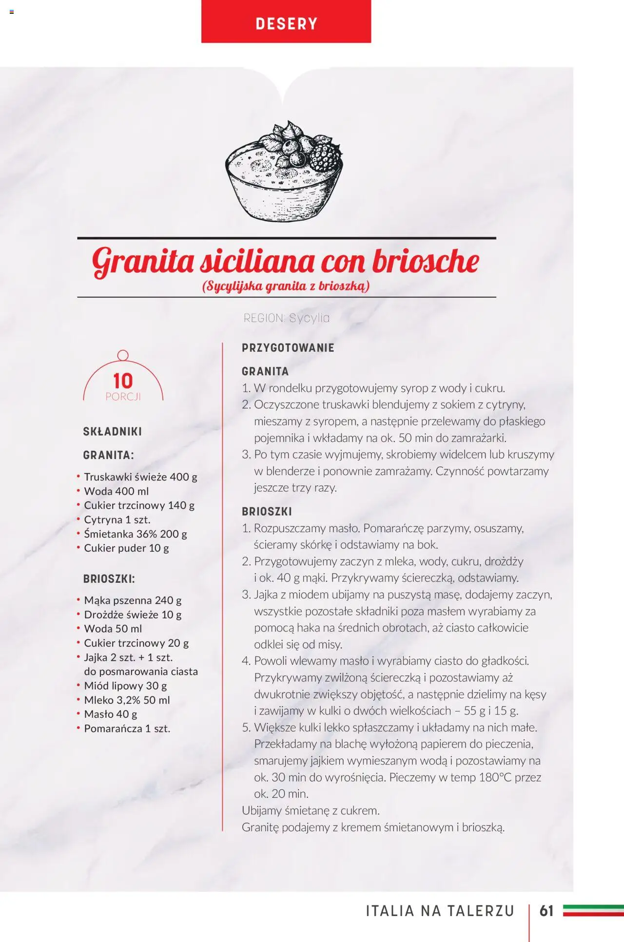 Makro Gazetka - Ebook kuchnia włoska od 16.05.2023 | Strona: 61 | Produkty: Cytryna, Miód, Jajka, Pomarańcze