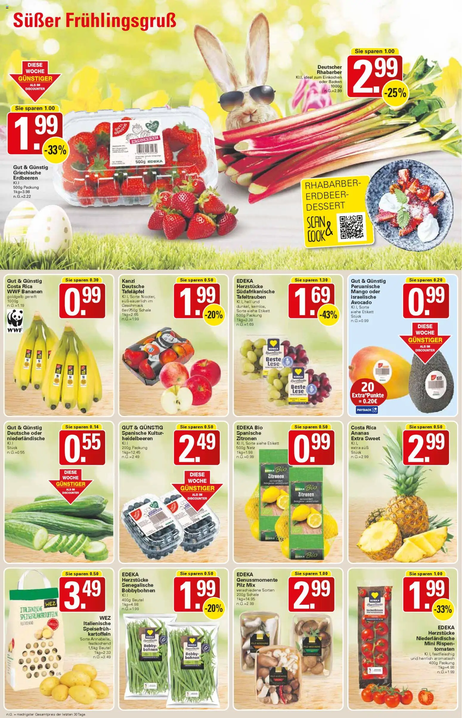WEZ Prospekt 	 – gültig ab 30.03.2026 | Seite: 2 | Produkte: Avocado, Mango, Rhabarber, Zitronen