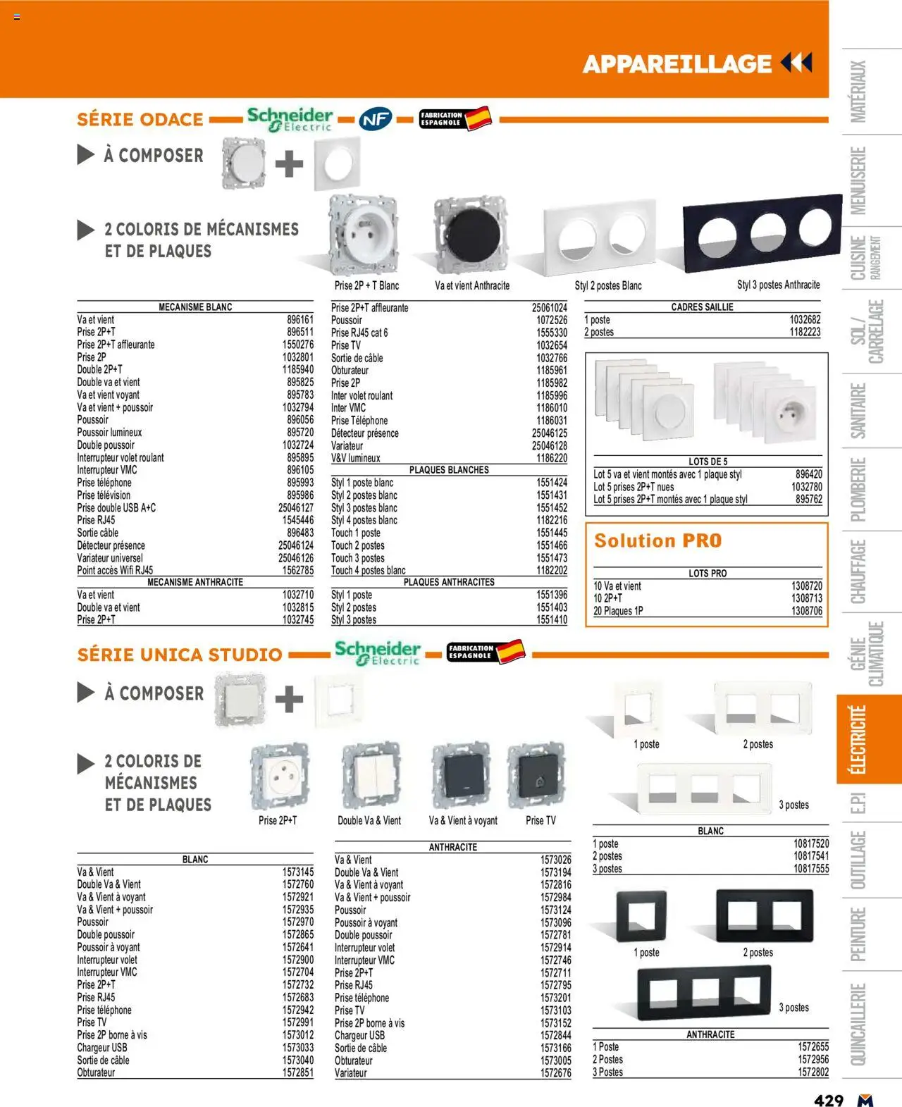  | Page: 429 | Produits: Télévision, Câble, USB, Prise