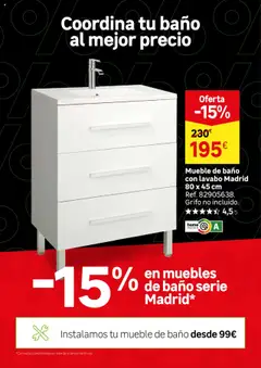 Vista previa Leroy Merlin Black Friday válido desde el 21.10.2025 | Página: 20 | Productos: Muebles, Lavabo, Baño