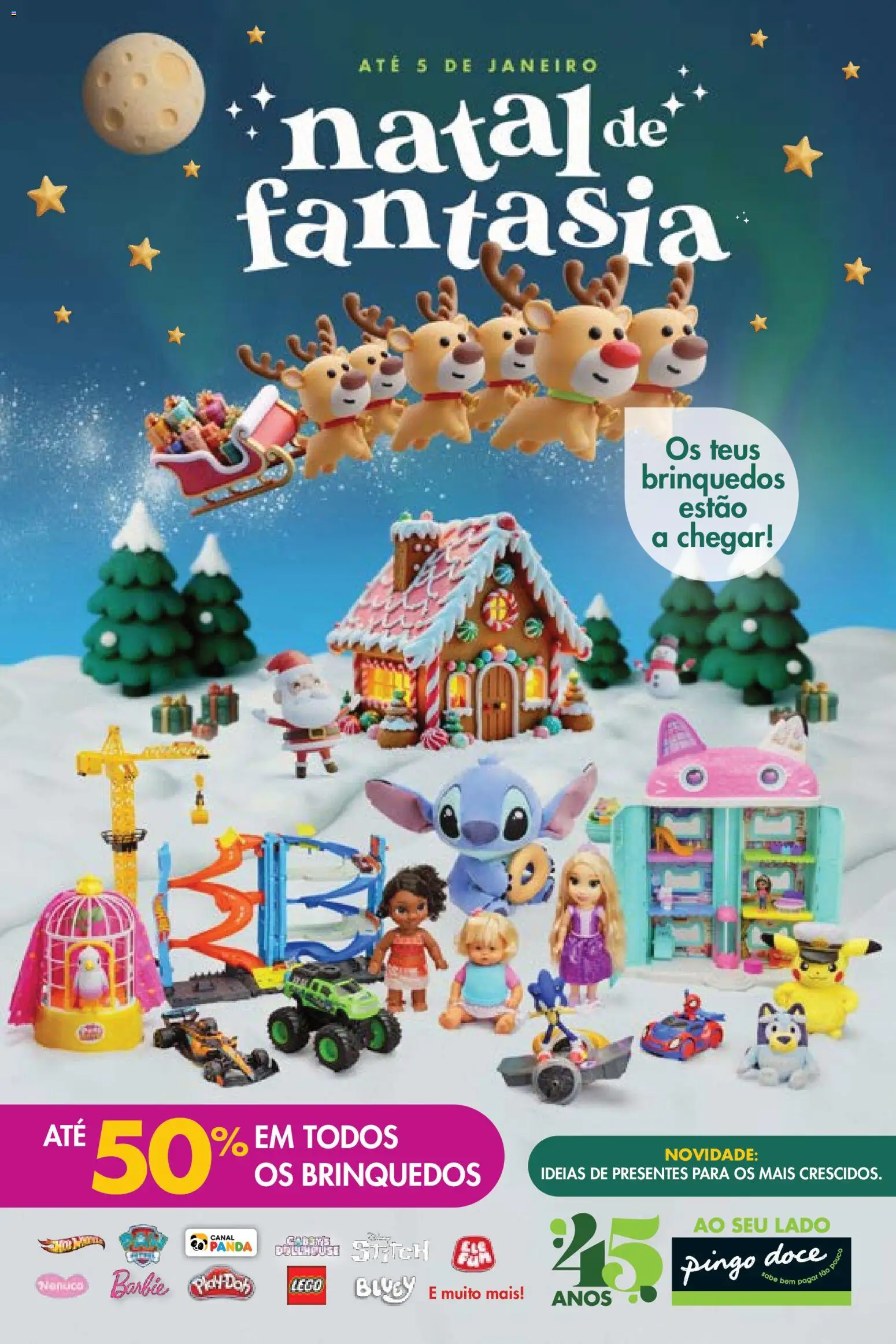 Pingo Doce  Brinquedos Natal Lojas Hipers │ válido de 18.11.2025 | Página: 1 | Produtos: Pó