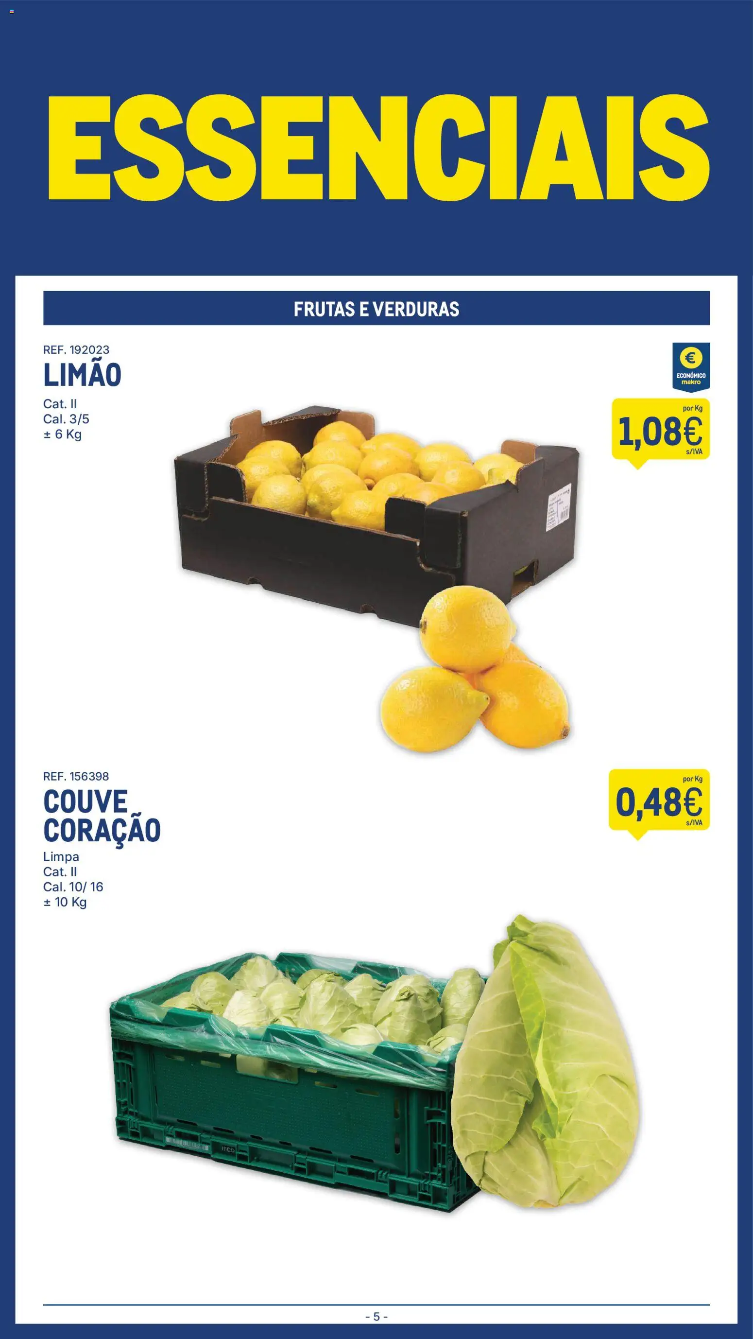 Makro folheto │ válido de 28.10.2025 | Página: 5 | Produtos: Couve