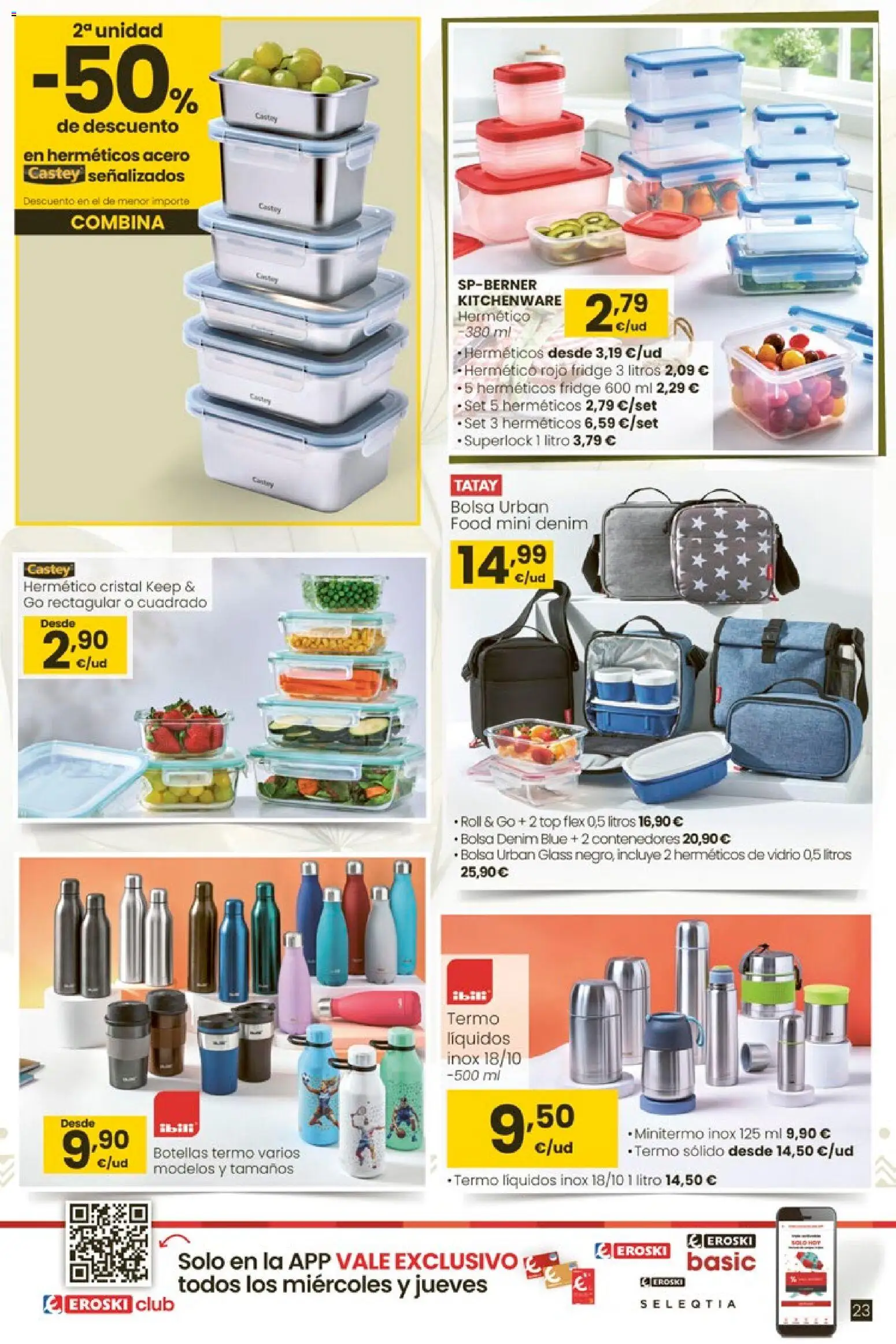 Eroski -  Qué agusto │ válido desde el 07.01.2026 | Página: 23 | Productos: Bolsa