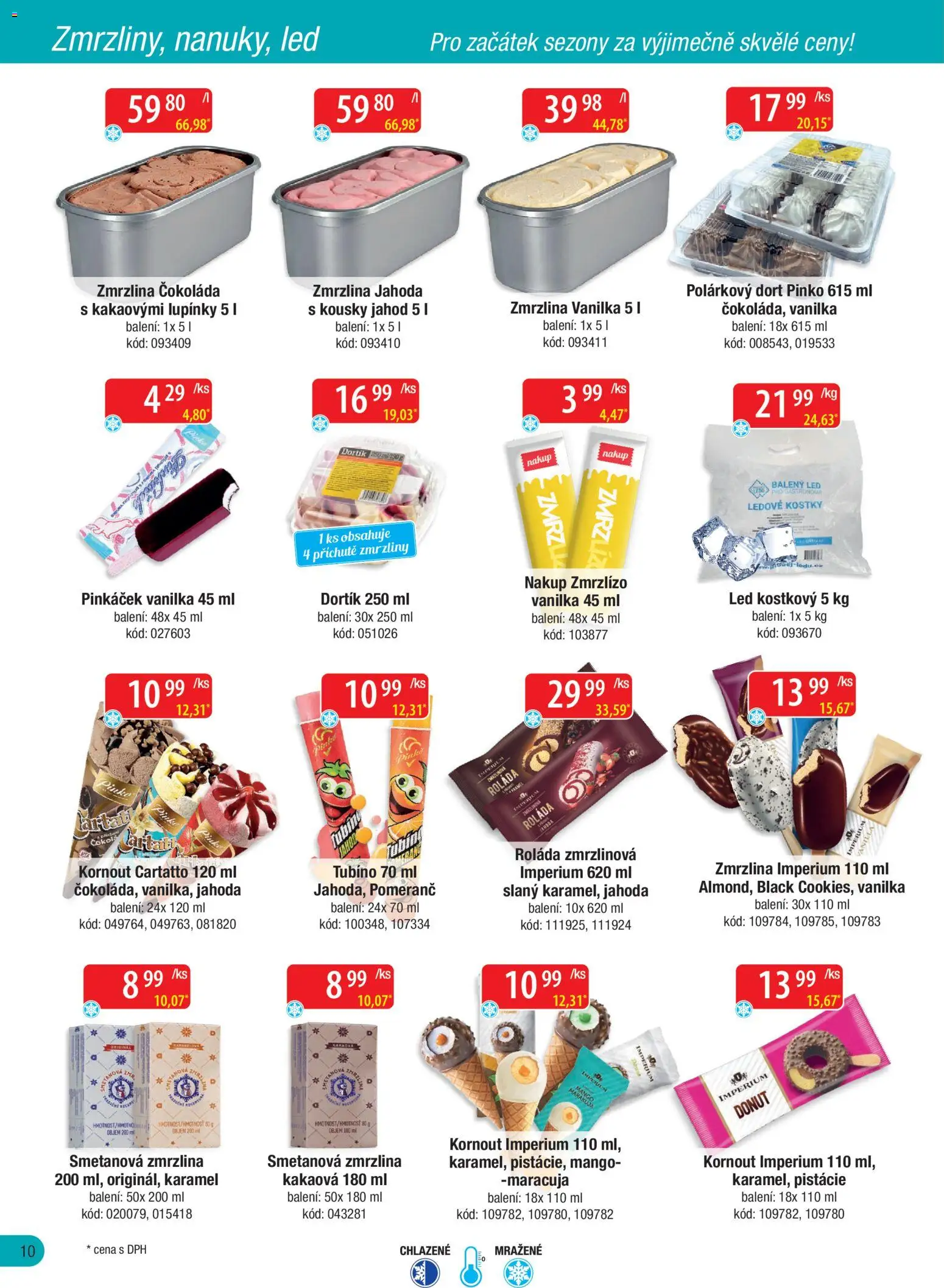 Astur & Qanto leták - Velkoobchod fresh 04/2026 od 01.04.2026 | Strana: 10 | Produkty: Maracuja, Zmrzlina, LED, Polárkový dort