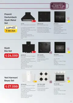 16.04.2026 tarihinden itibaren geçerli olan Arçelik kataloğu önizlemesi | Sayfa: 16 | Ürünler: Raf, Fırın, Ocak, Izgara