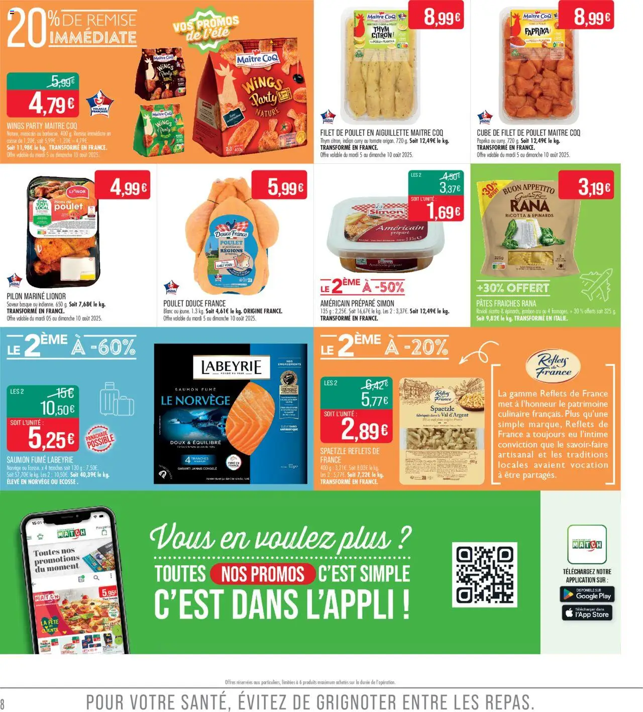  | Page: 8 | Produits: Paprika, Jambon Cru, Volaille, Pâtes fraîches