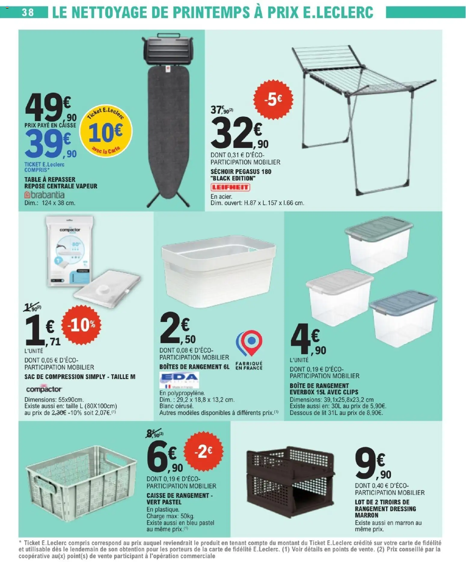 {H1} | Page: 38 | Produits: Sac, Séchoir, Lit, Dressing