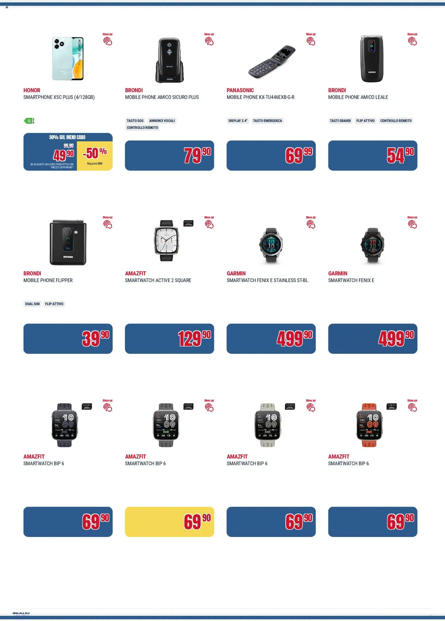 Volantino Trony del 04.12.2025 | Pagina: 13 | Prodotti: Mobile, Smartphone, Smartwatch