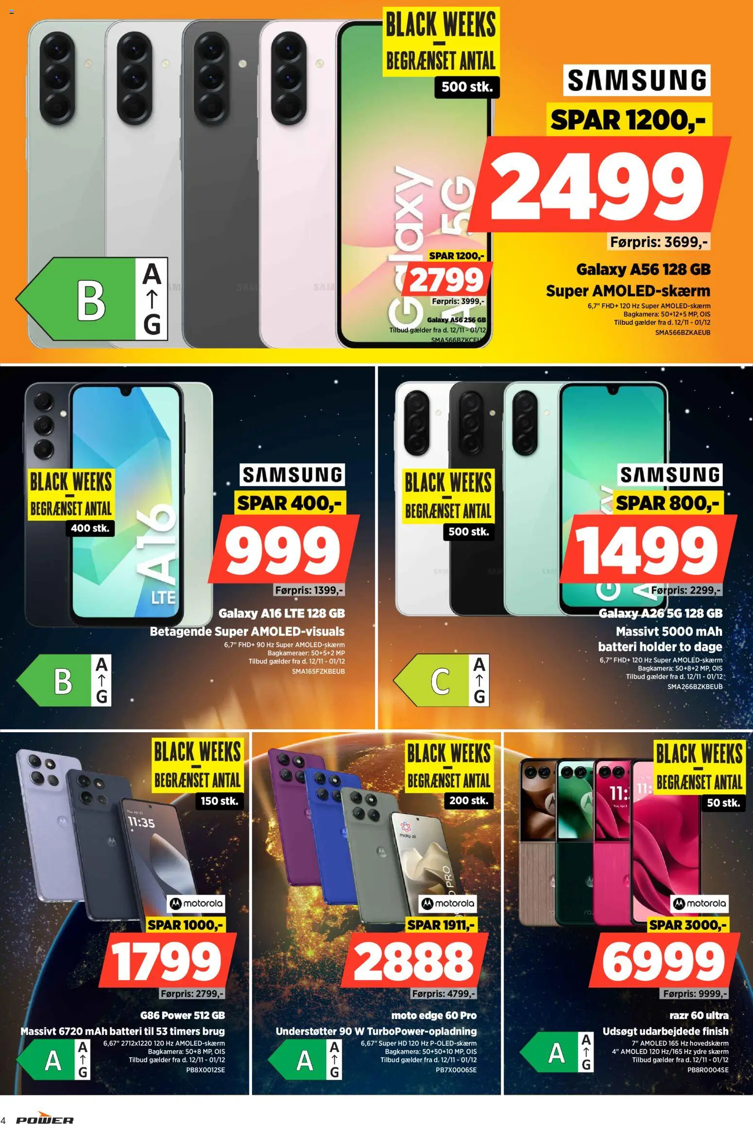 Power tilbudsavis – gyldig fra 12.11.2025 | Side: 4 | Produkter: Skærm, Batteri