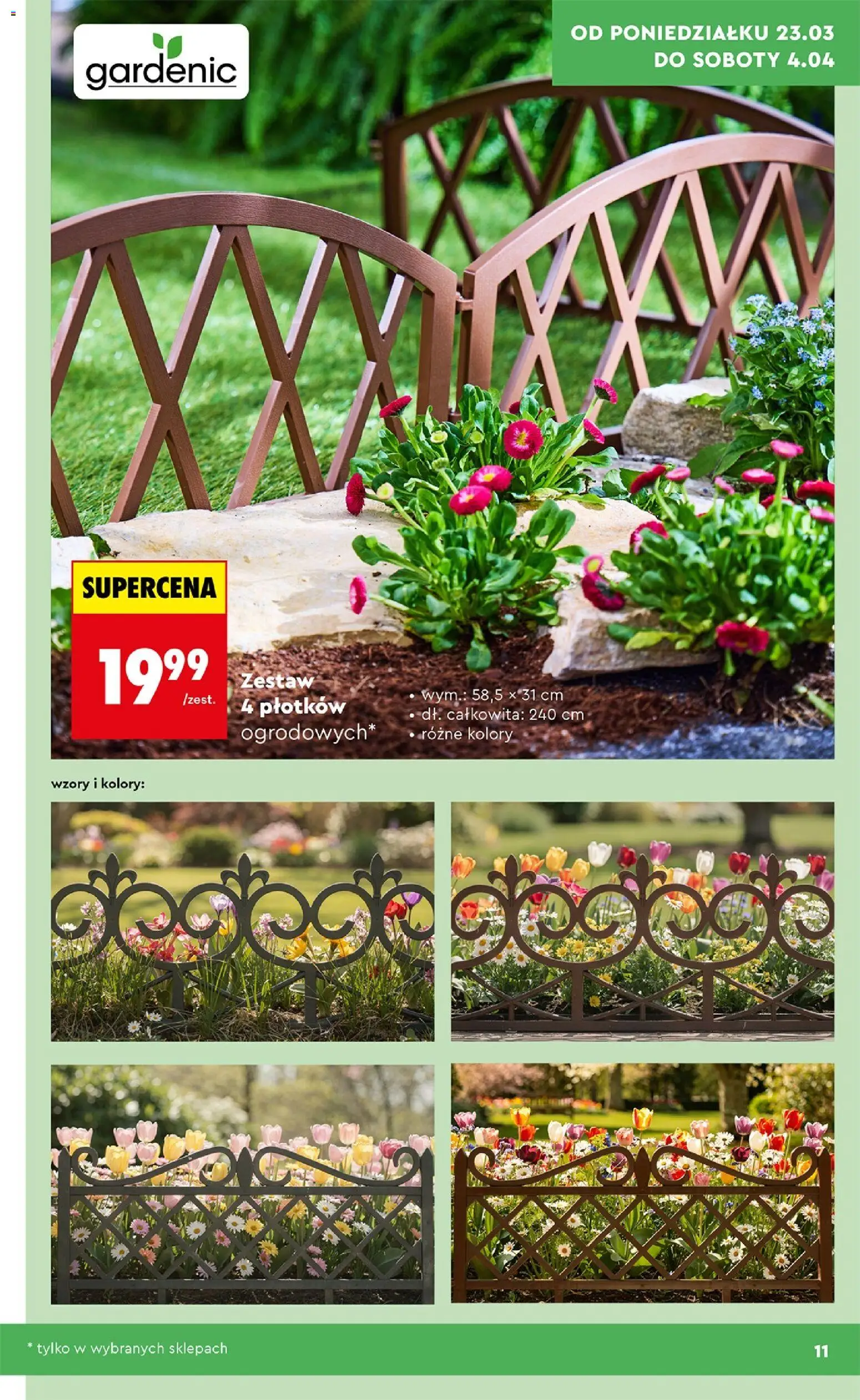 Biedronka gazetka - Ogród od 23.03.2026 | Strona: 11