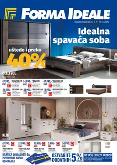 Forma Ideale idealna spavaća soba - pregled Forma Ideale kataloga - važi od 01.12.2025