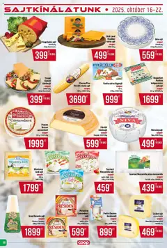COOP Szolnok Akciós újság - amely érvényes a következő dátumtól: 16.10.2025 | Oldal: 10