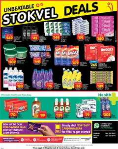 Shoprite specials catalogue – valid from 08.12.2025 | Page: 8 | Products: Bath, Bleach, Powder, Nappies