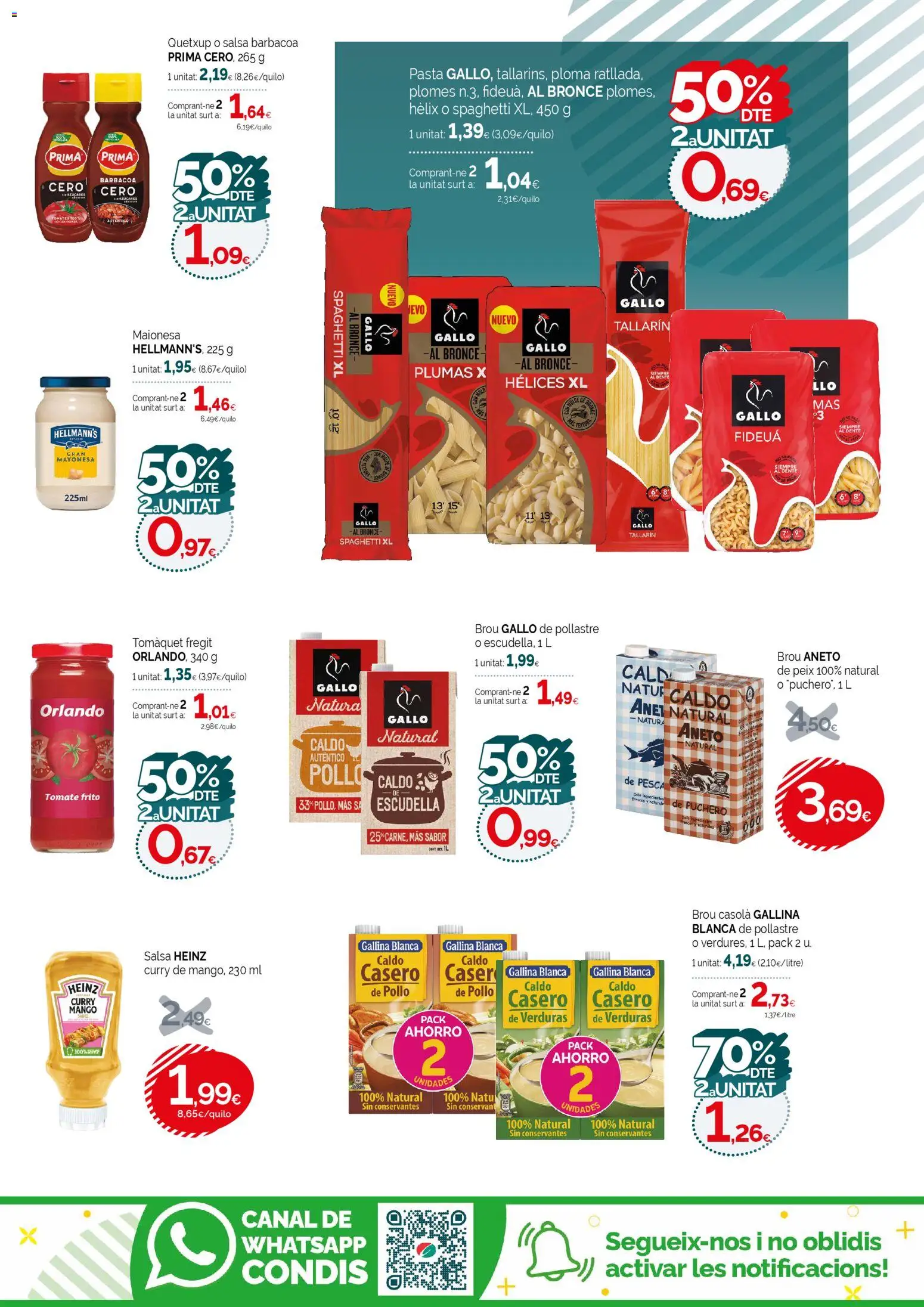 Condis folleto life │ válido desde el 22.10.2025 | Página: 13 | Productos: Pasta, Οθόνη προβολής, Barbacoa, Βούρτσα στεγνωτηρίου