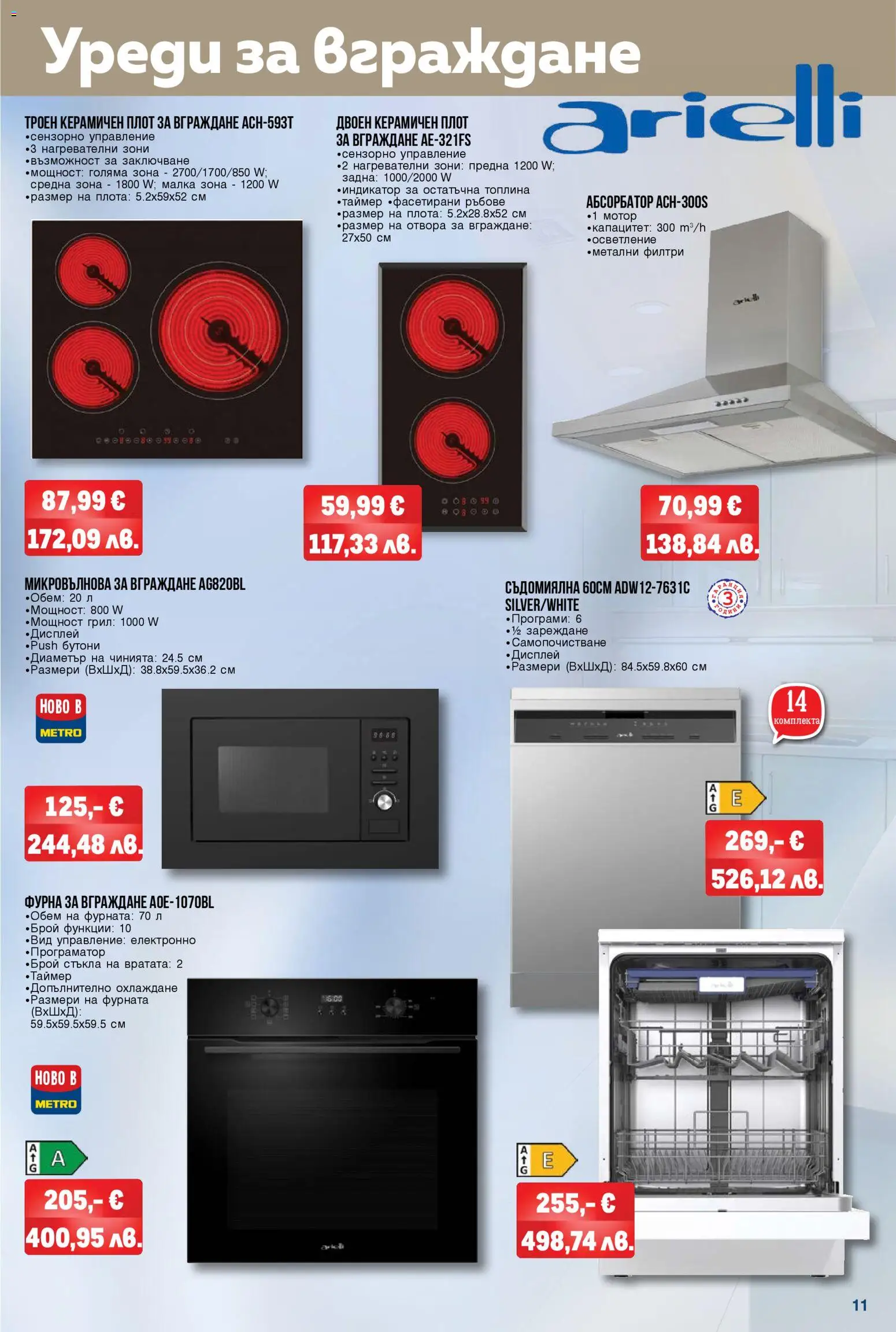 {H1} | Страница: 11 | Продукти: Съдомиялна, Фурна, Грил, Фурната