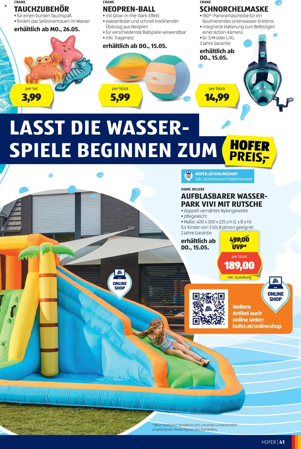 Hofer Frühjahr-/Sommerkatalog gültig ab 30.04.2025 | Seite: 41