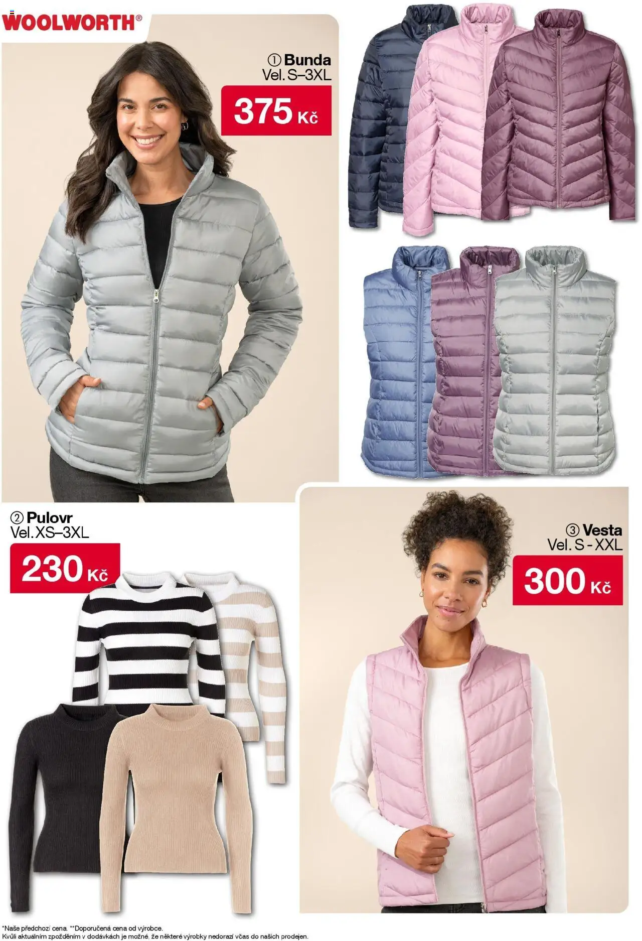 Woolworth leták od 12.09.2025 - akční nabídka | Strana: 13 | Produkty: Vesta, Bunda