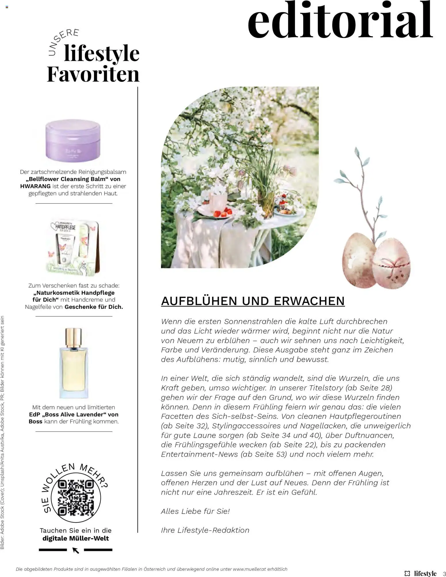 Müller Magazine Lifestyle 2/26 gültig ab 01.03.2026 | Seite: 3 | Produkte: Handcreme
