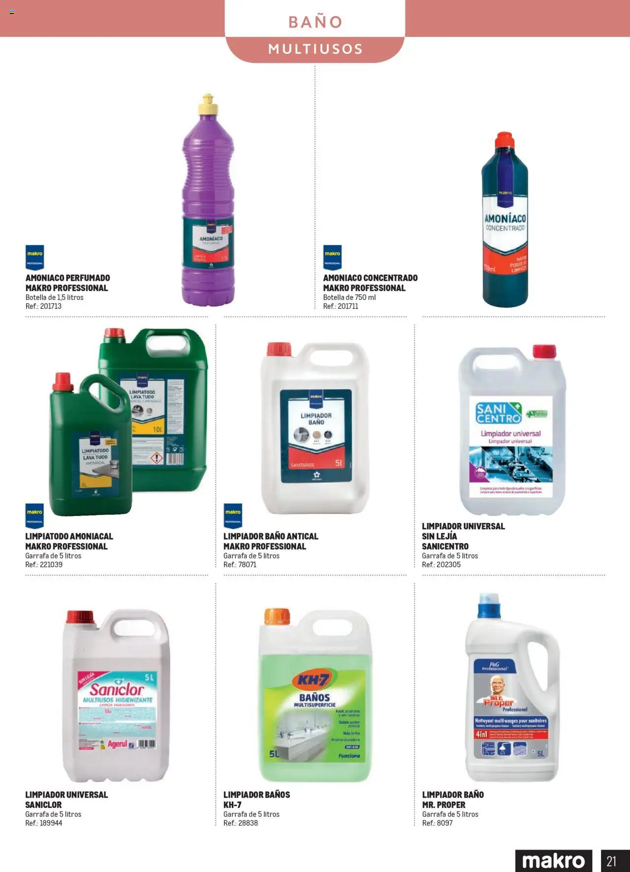 Makro - Catálogo Limpieza │ válido desde el 13.03.2025 | Página: 21 | Productos: Baño