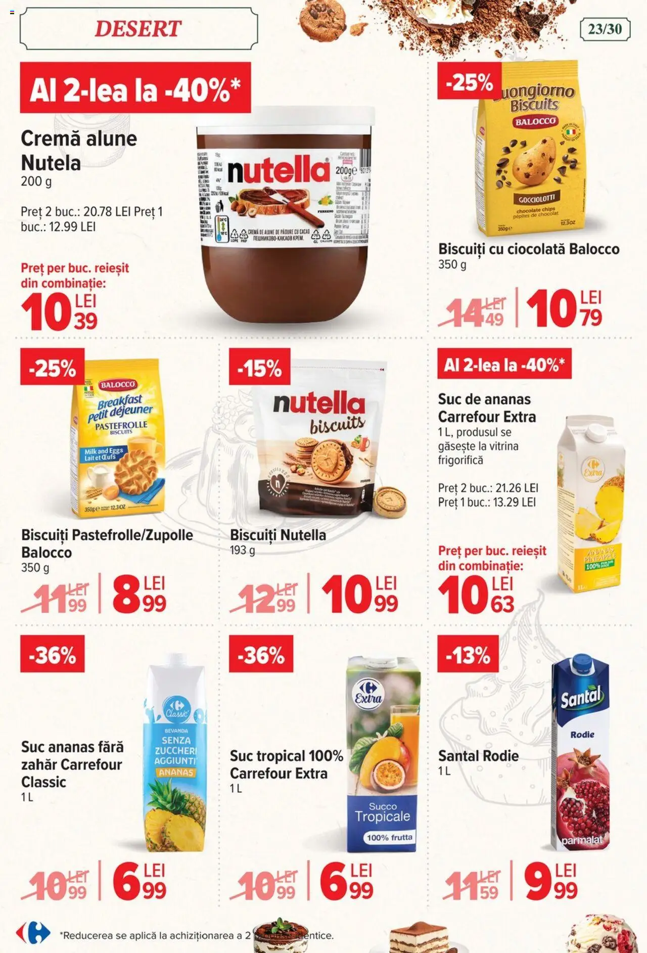 Carrefour catalog - Italian weeks – valabil de la 06.08.2025 | Pagină: 23 | Produse: Vitrină, Alune, Soda, Ananas