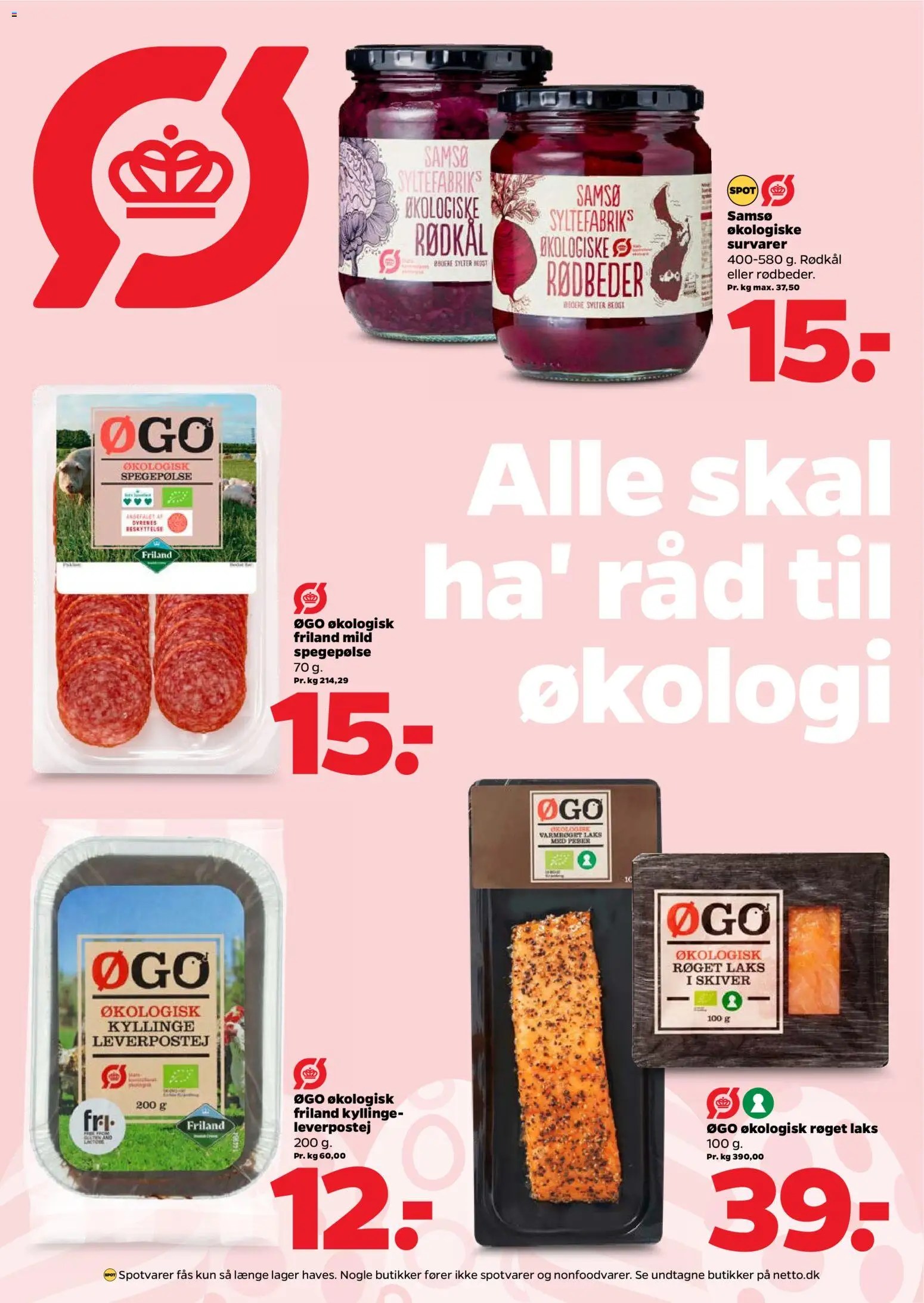 Netto tilbudsavis – gyldig fra 28.03.2026 | Side: 19 | Produkter: Rødbeder, Rødkål, Peber, Leverpostej