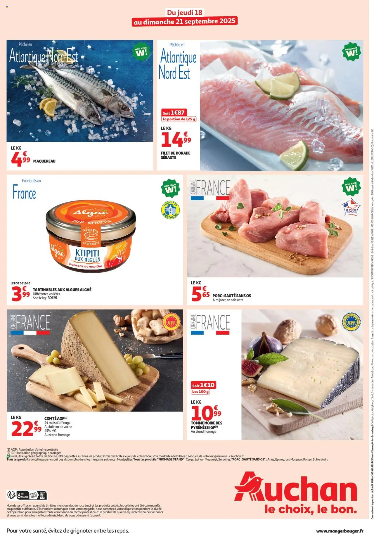  | Page: 2 | Produits: Menthe, Pêche, Lait, Fromage