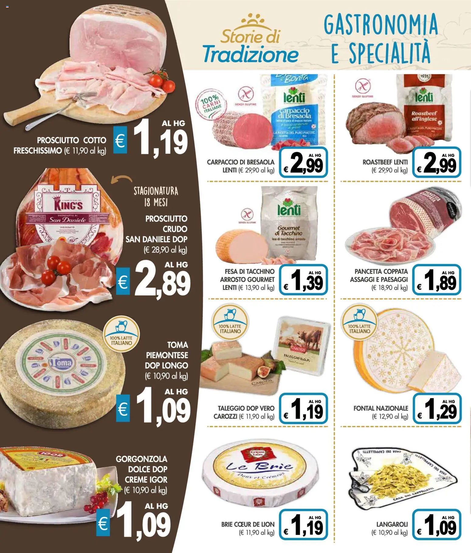Volantino Presto Fresco del 02.03.2026 | Pagina: 2 | Prodotti: Prosciutto Cotto, Pancetta, Latte, Prosciutto