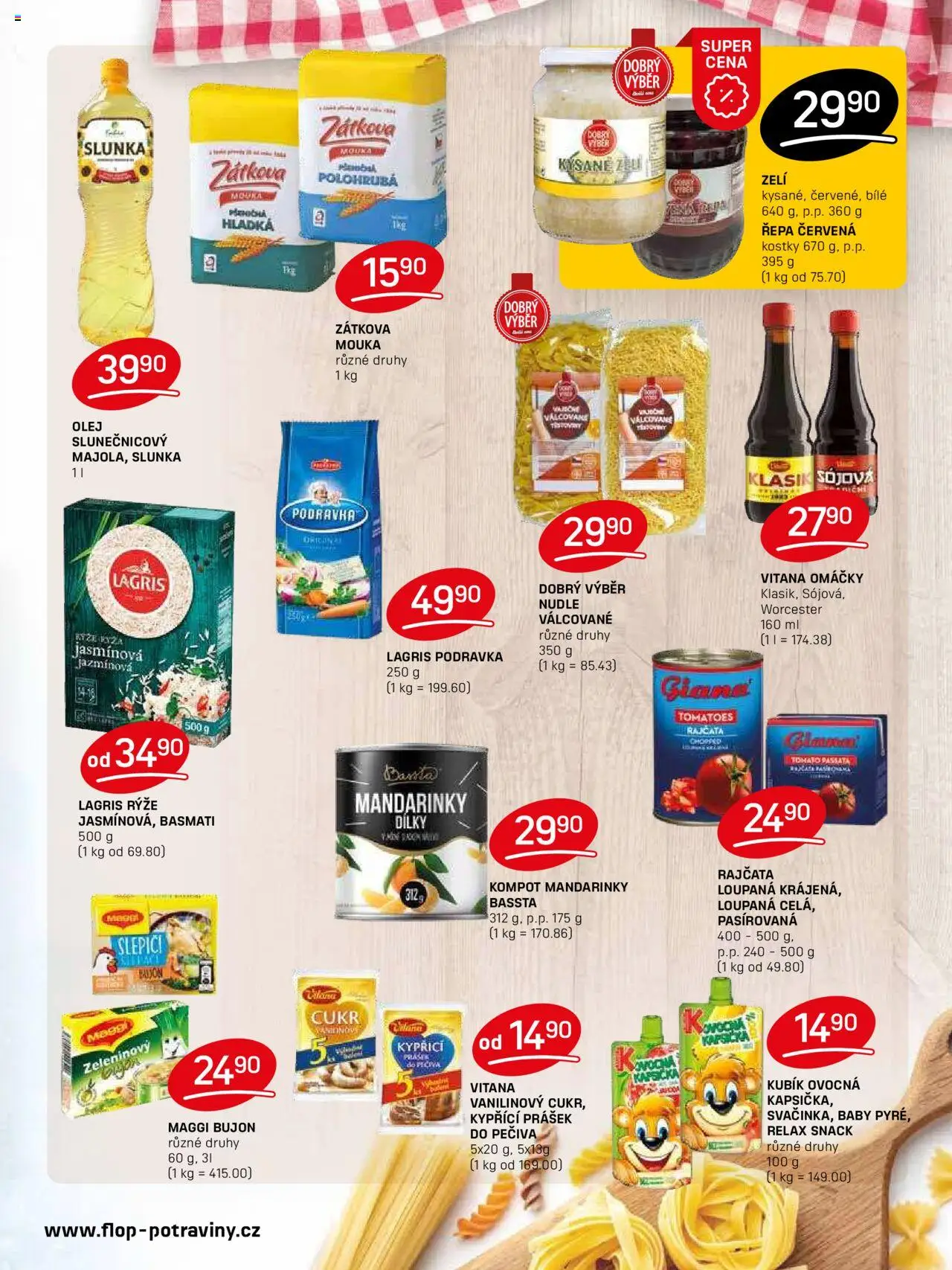 Flop leták od 16.07.2025 | Strana: 7 | Produkty: Maggi, Rýže, Passata, Mouka
