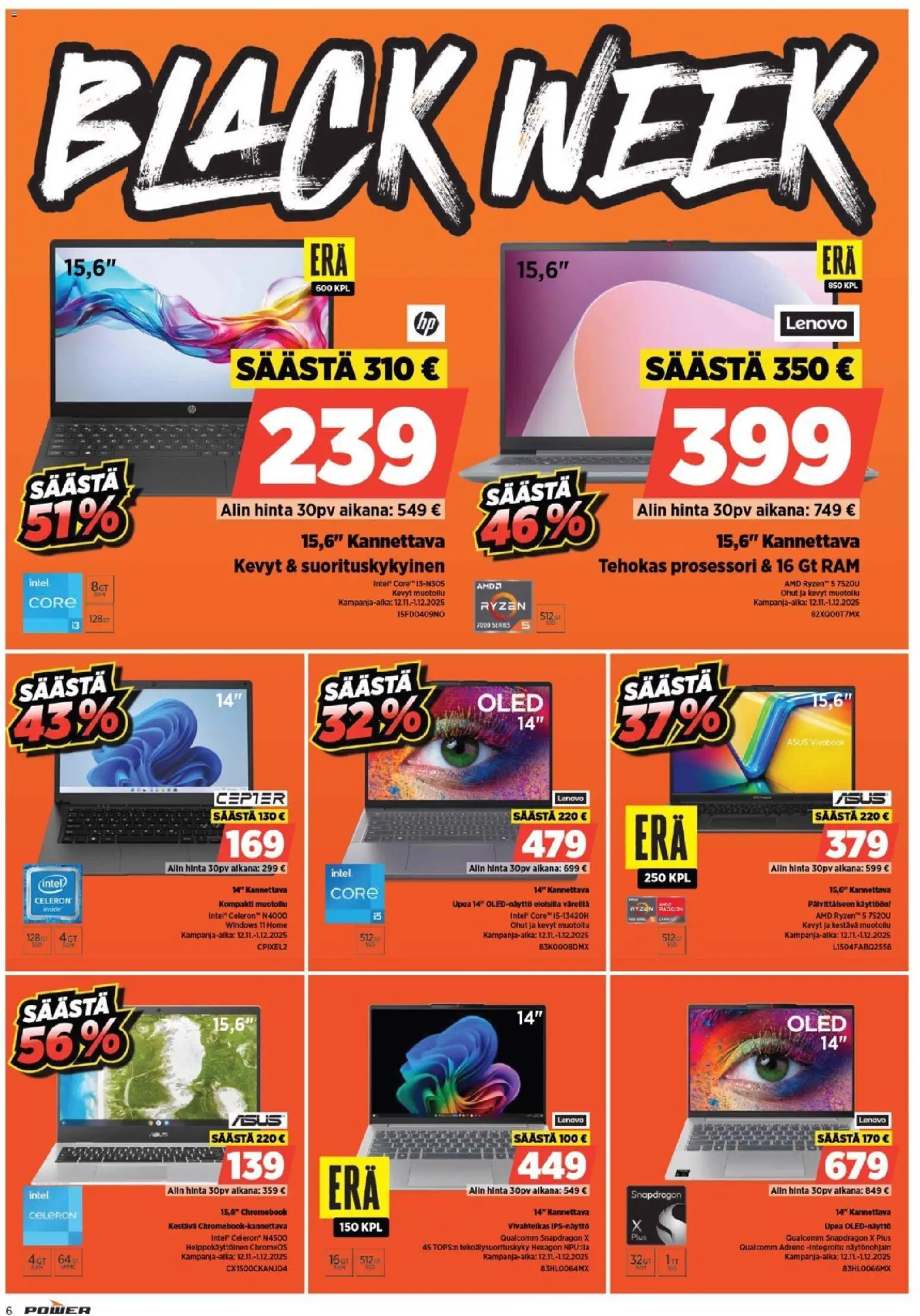 Power - Black Friday – voimassa 17.11.2025 alkaen | Sivu: 7