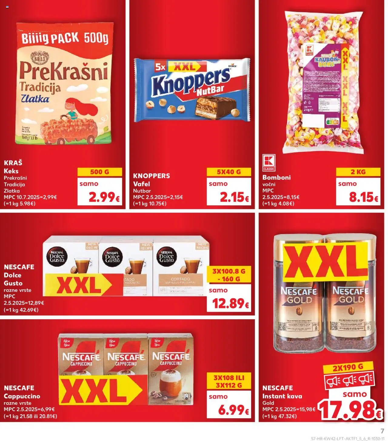 Kaufland katalog | vrijedi od 15.10.2025 | Stranica: 7 | Proizvodi: Nescafe, Kava, Nescafe Gold, Cappuccino