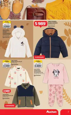 Auchan - Őszi Textil ajánlataink - amely érvényes a következő dátumtól: 02.10.2025 | Oldal: 7