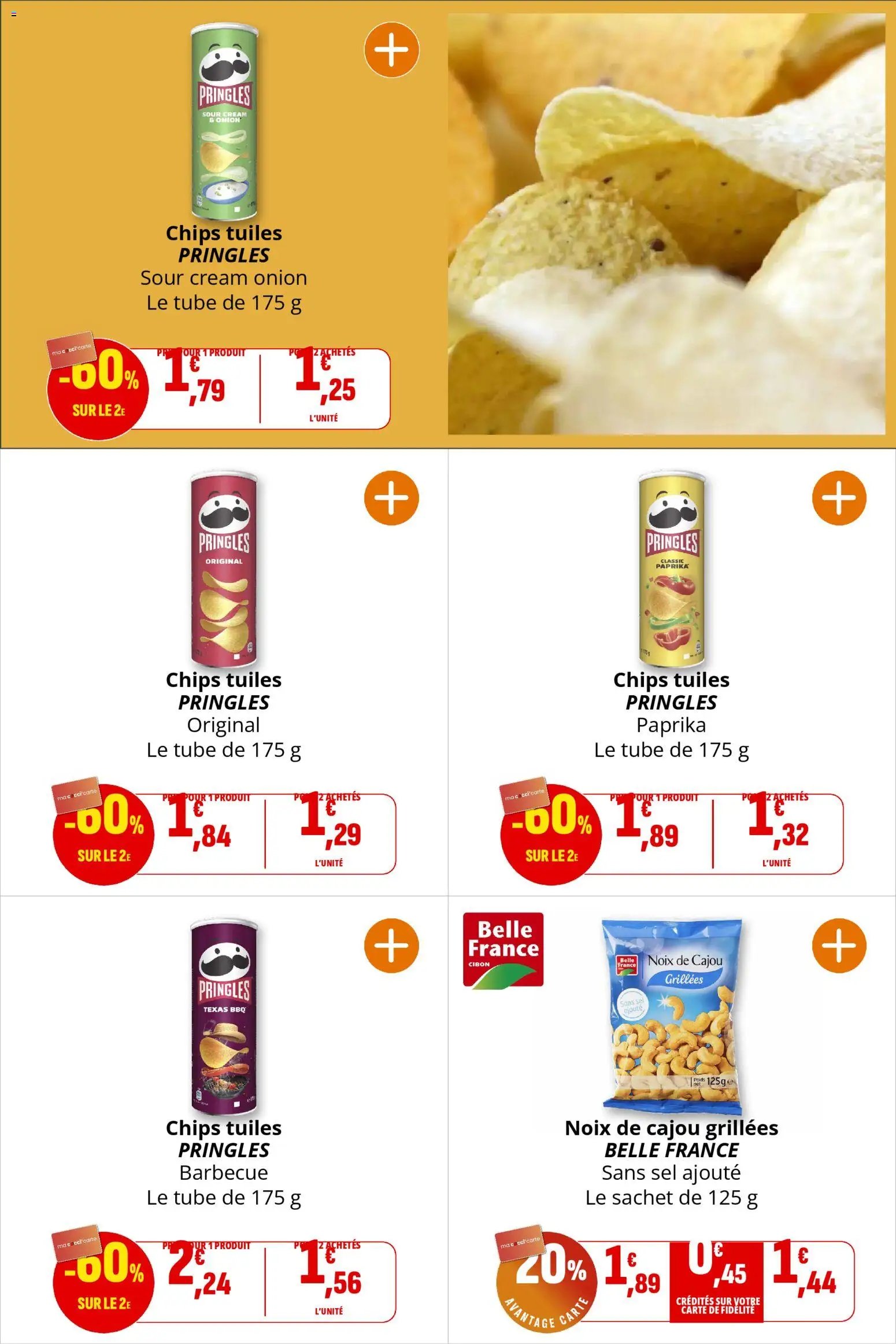 {H1} | Page: 25 | Produits: Paprika, Noix de cajou, Barbecue, Sel