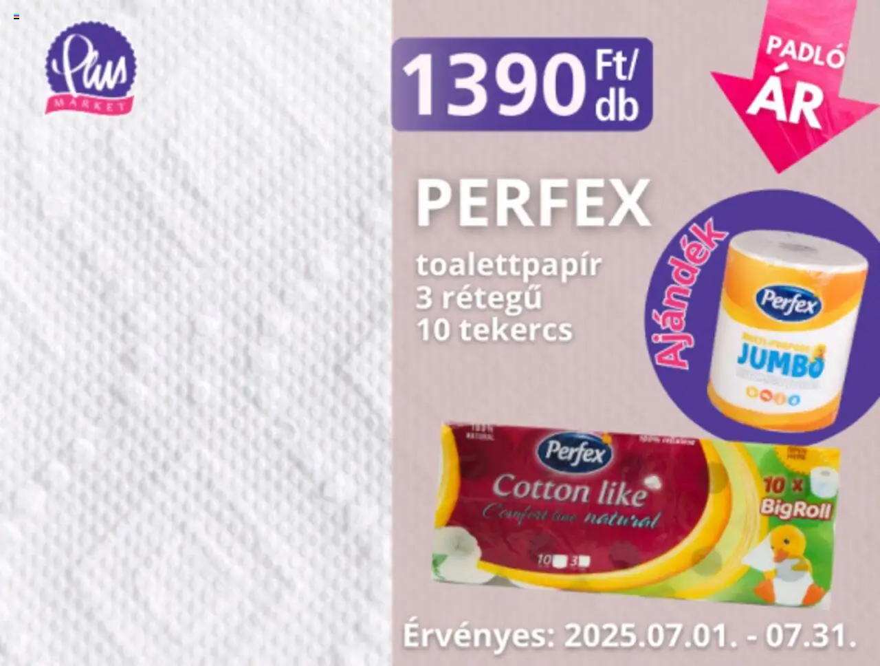 Plus Market akciós ujság - amely érvényes a következő dátumtól: 01.07.2025 | Oldal: 3