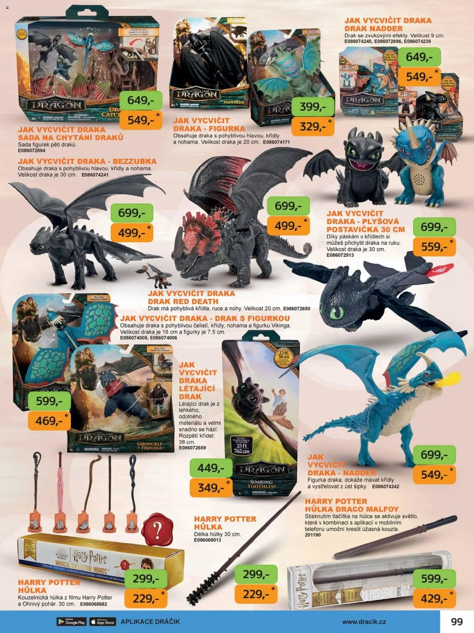Dráčik leták od 03.10.2025 | Strana: 111 | Produkty: Figurky, Filet, Harry Potter