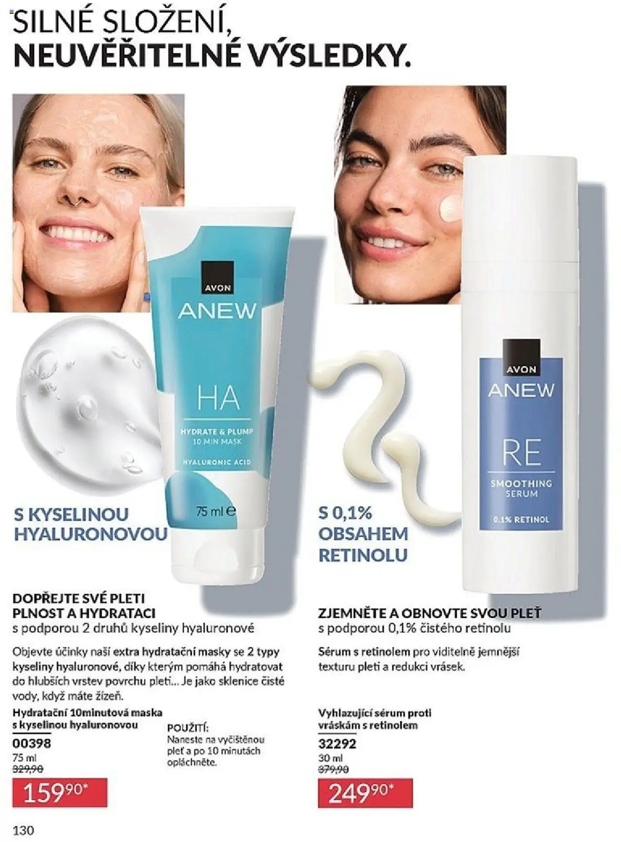 Avon katalog 10/2025 od 01.10.2025 | Strana: 130 | Produkty: Sérum, Sklenice, Maska