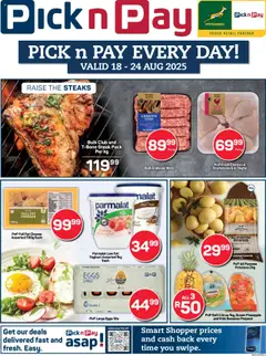 Preview of Pick n Pay specials valid from 18.08.2025