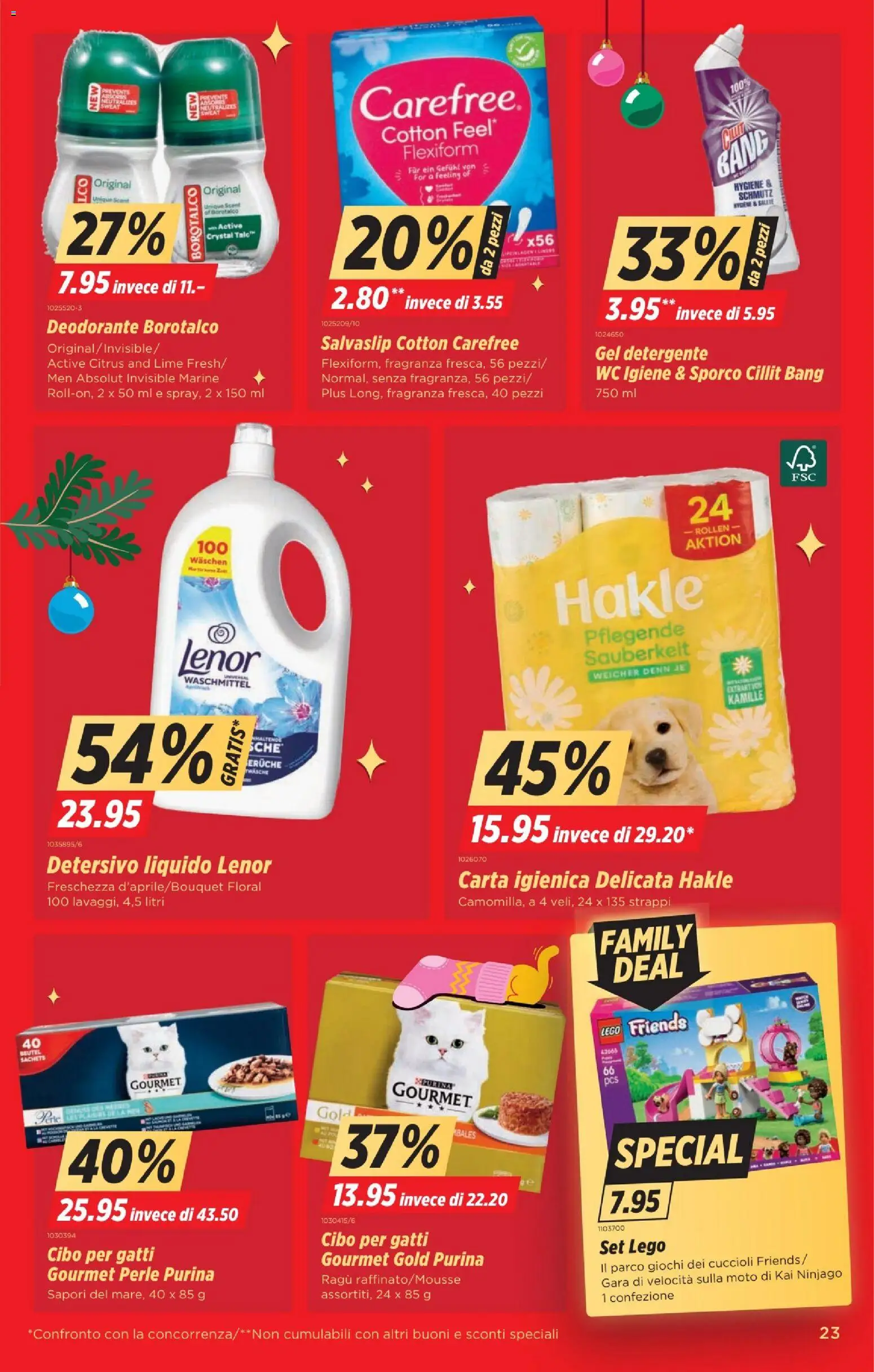 Denner Aktionen IT – gültig ab 02.12.2025 | Seite: 23 | Produkte: Deodorant, Waschmittel