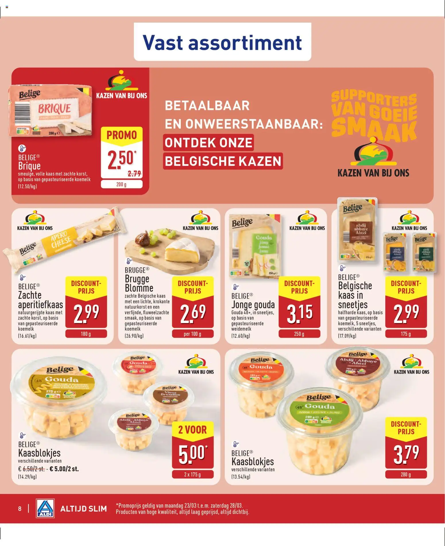 Nieuwe » Aldi folder van 23/03/2026 🤩  « is er! Ontdek geweldige aanbiedingen en bespaar. | Belgium