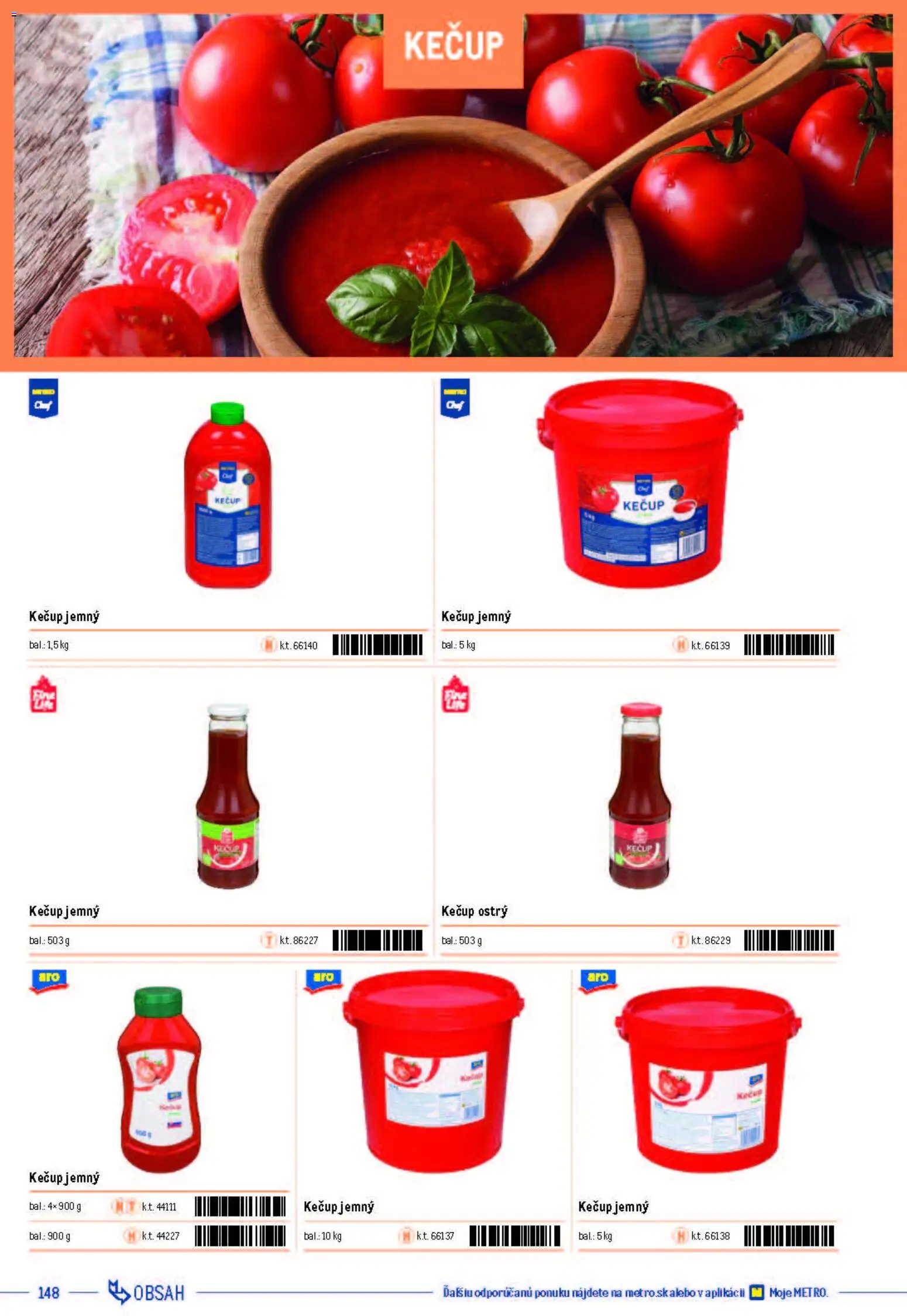 Nové Metro akcie – leták je platný od 05.12.2025 | Strana: 148 | Produkty: Kečup