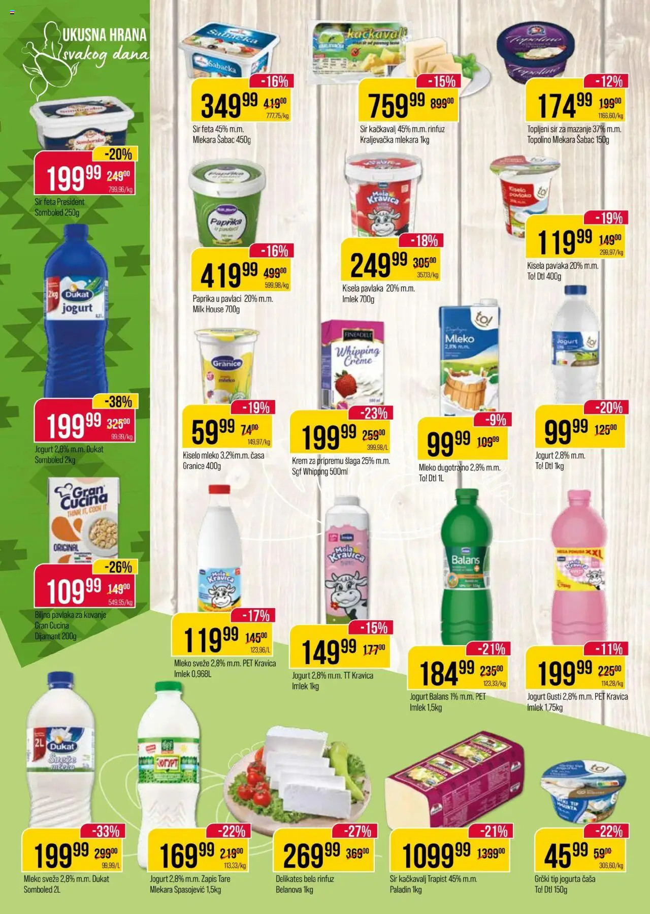 Metalac Proleter katalog - važi od 30.07.2025 | Strana: 4 | Proizvode: Kisela pavlaka, Sir, Jogurt, Paprika u pavlaci
