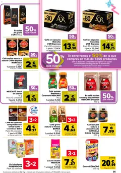 Vista previa Carrefour folleto válido desde el 07.04.2026 | Página: 39 | Productos: Café molido, Té, Μηχανή καφέ, Cacao soluble