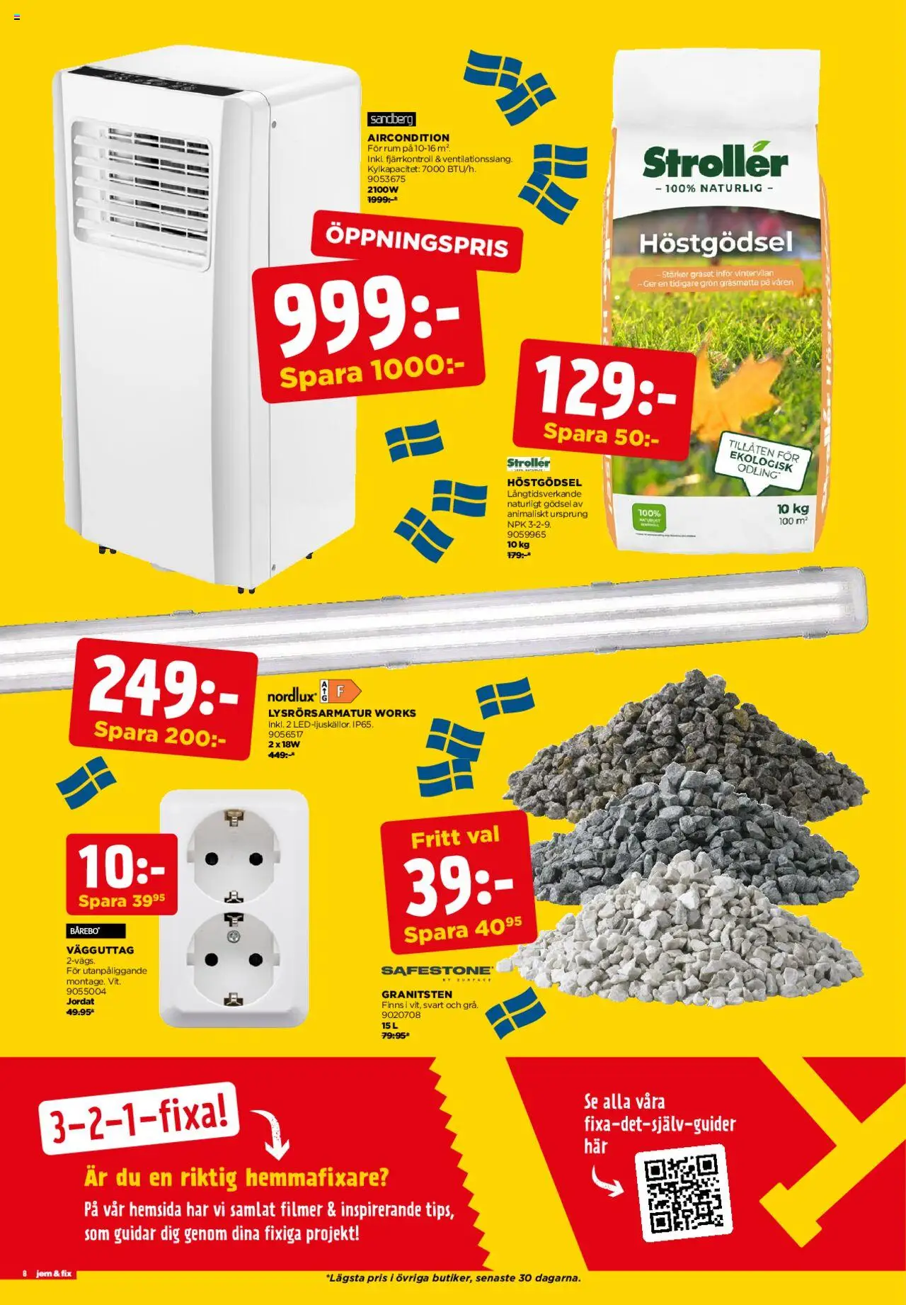 Jem & Fix reklamblad aktuell från 09.09.2025 | Sida: 8 | Produkter: Fjärrkontroll