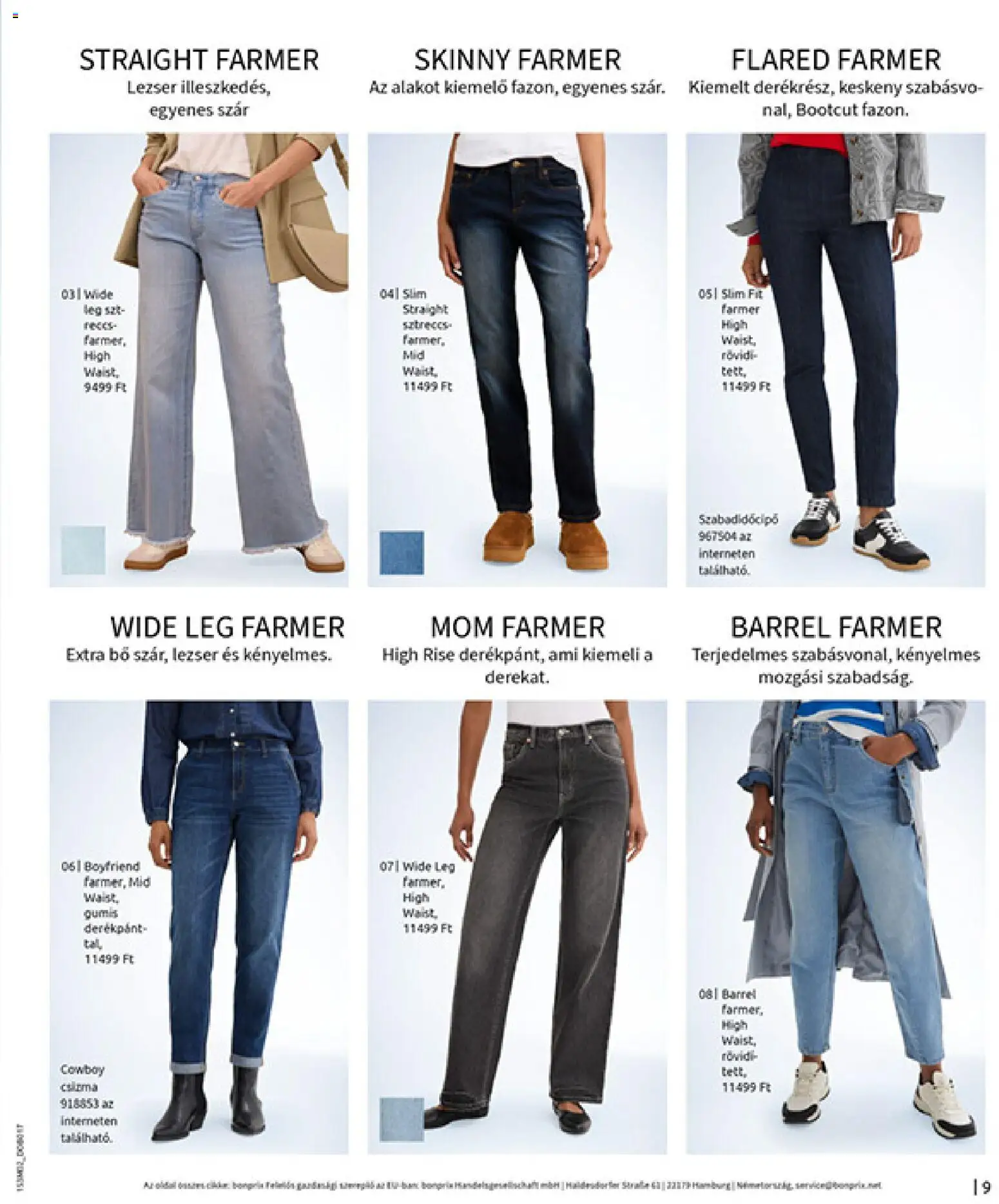 Bonprix akciós ujság - amely érvényes a következő dátumtól: 19.02.2026 | Oldal: 11 | Termékek: Farmer