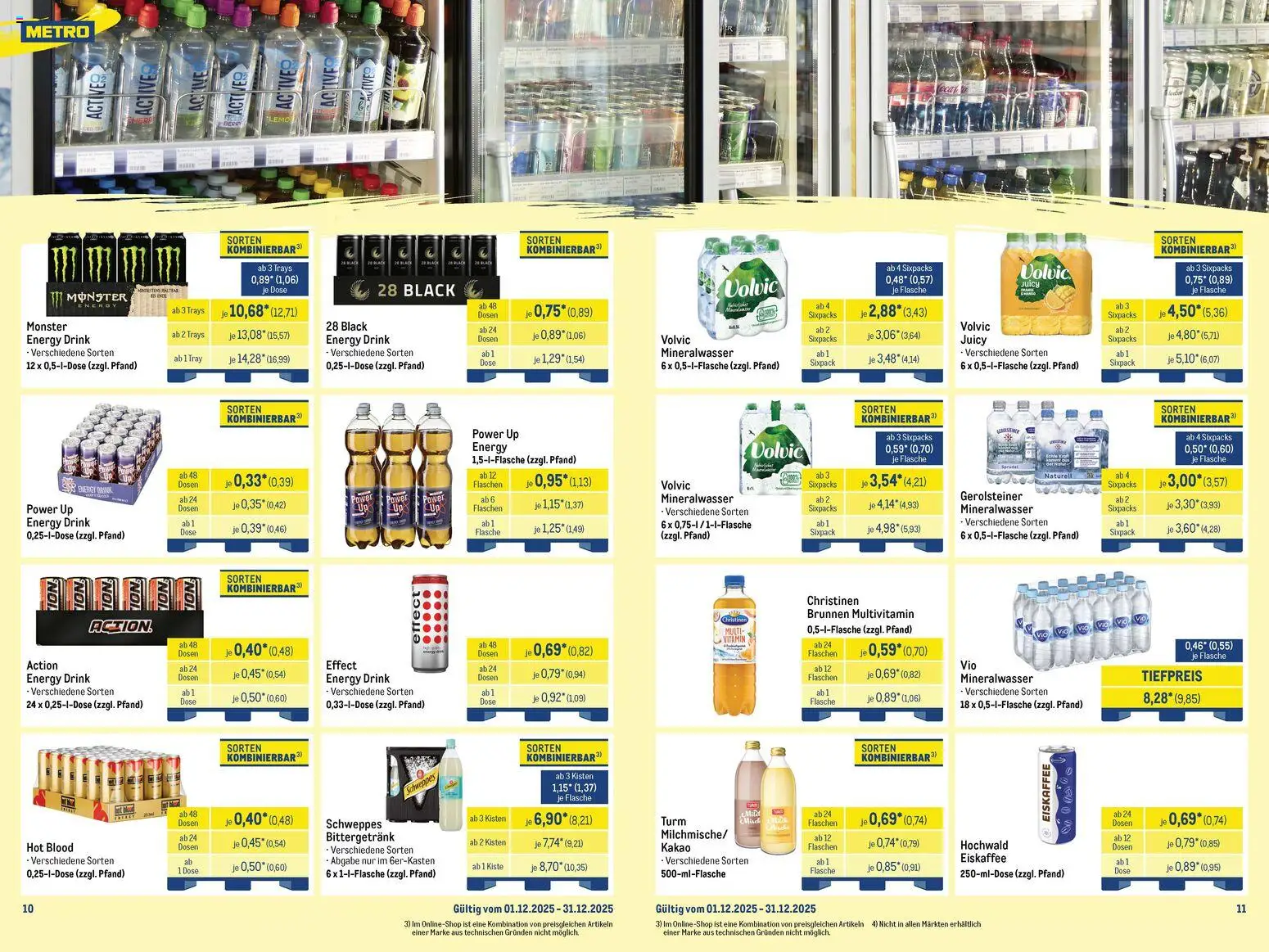 Metro Monats-Mix – gültig ab 01.12.2025 | Seite: 6 | Produkte: Energy, Mineralwasser, Monster, Gerolsteiner