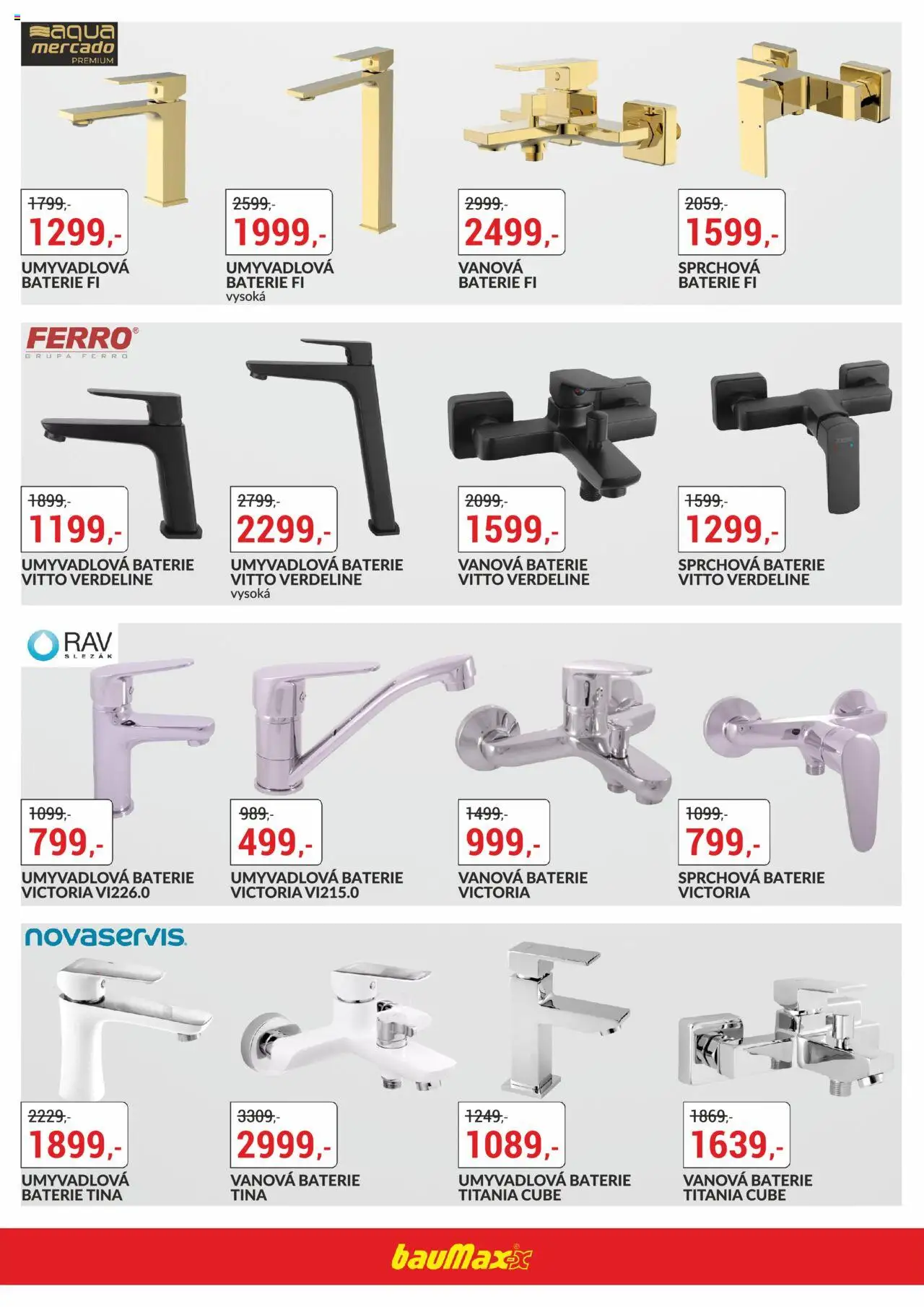 BAUMAX leták - Dny koupelen od 16.10.2025 | Strana: 5 | Produkty: Baterie