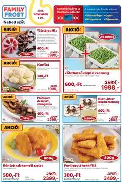 Family Frost Akciós újság - amely érvényes a következő dátumtól: 01.11.2025