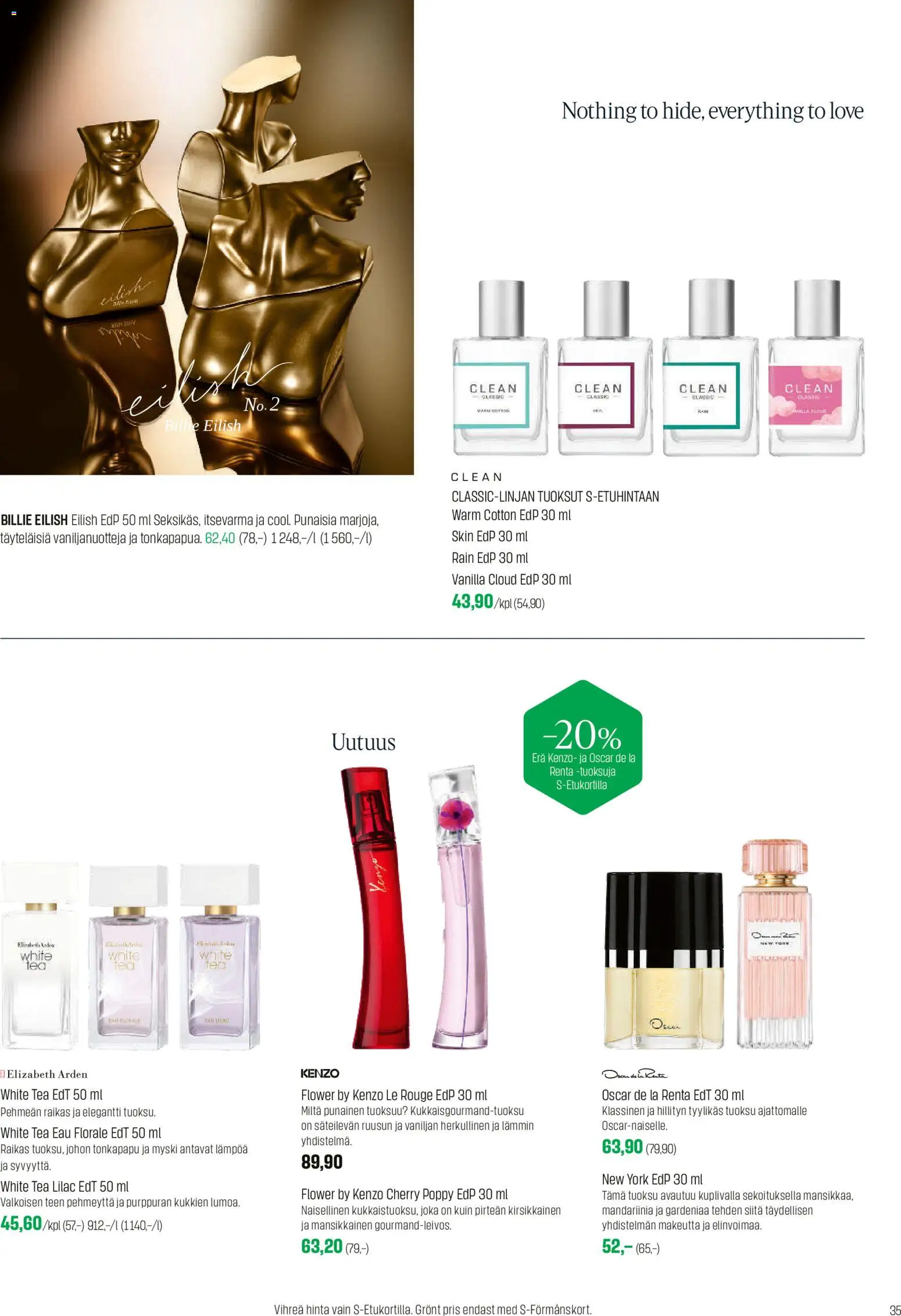 Sokos tarjoukset – voimassa 26.01.2026 alkaen | Sivu: 35 | Tuotteet: Tuoksu, Eau de toilette