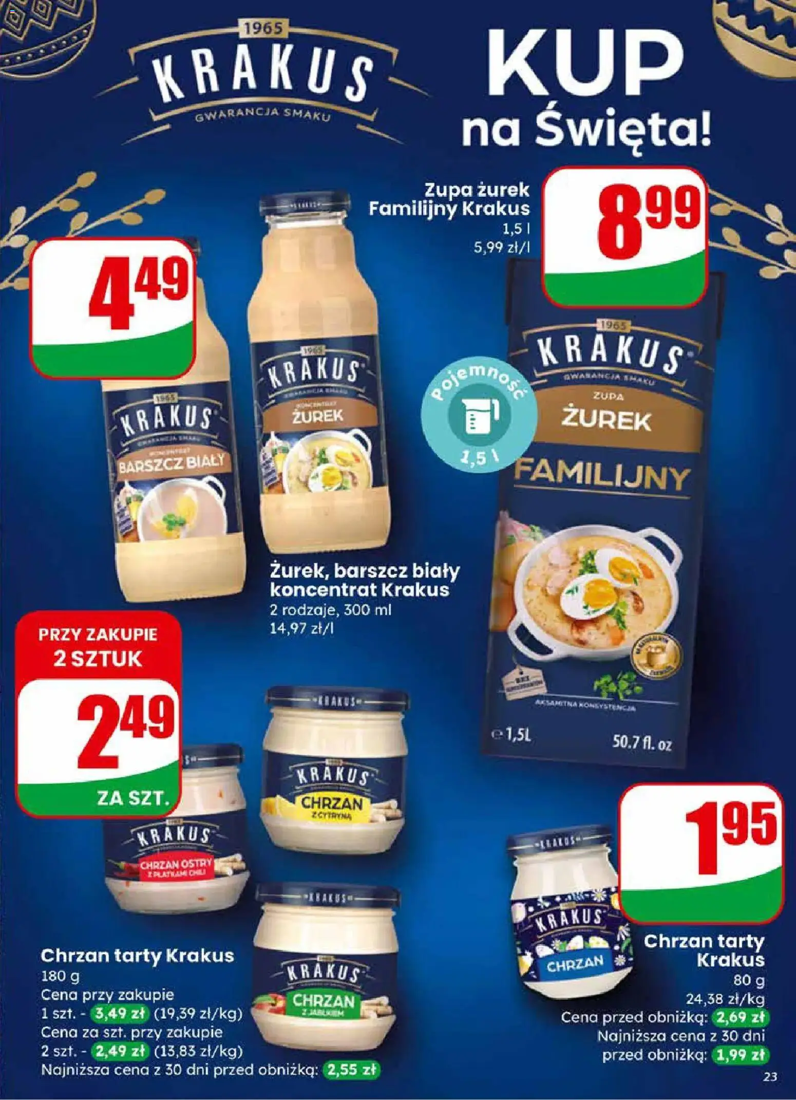 Dino gazetka od 01.04.2026 | Strona: 23 | Produkty: Cytryna, Chili, Chrzan, Zupa