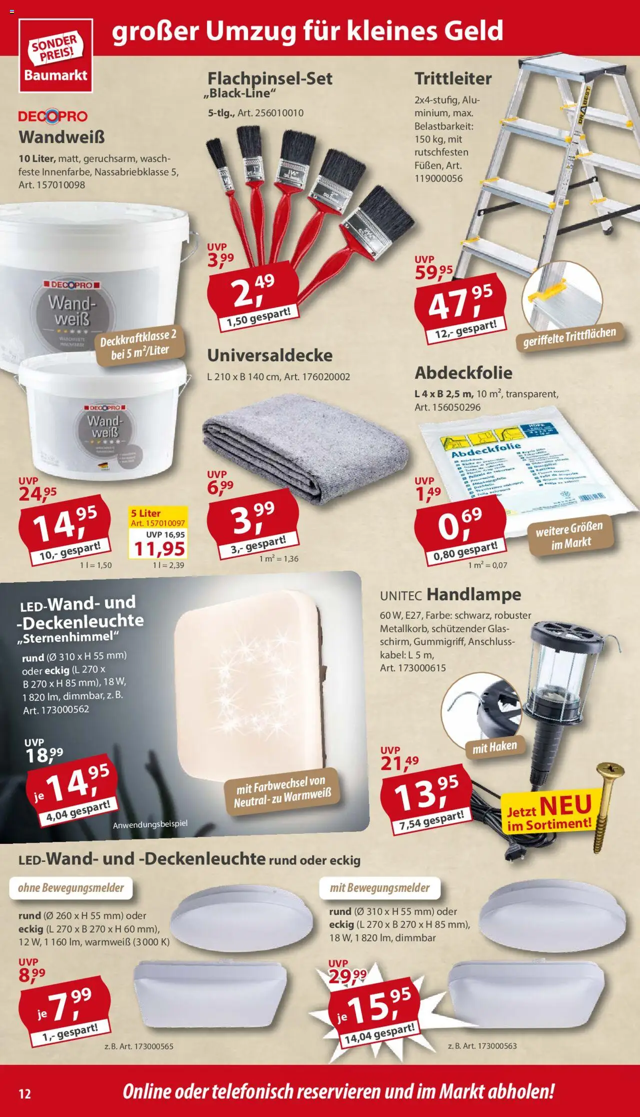 Sonderpreis Baumarkt Prospekt 	 - gültig ab dem 30.08.2025 | Seite: 12 | Produkte: Kabel