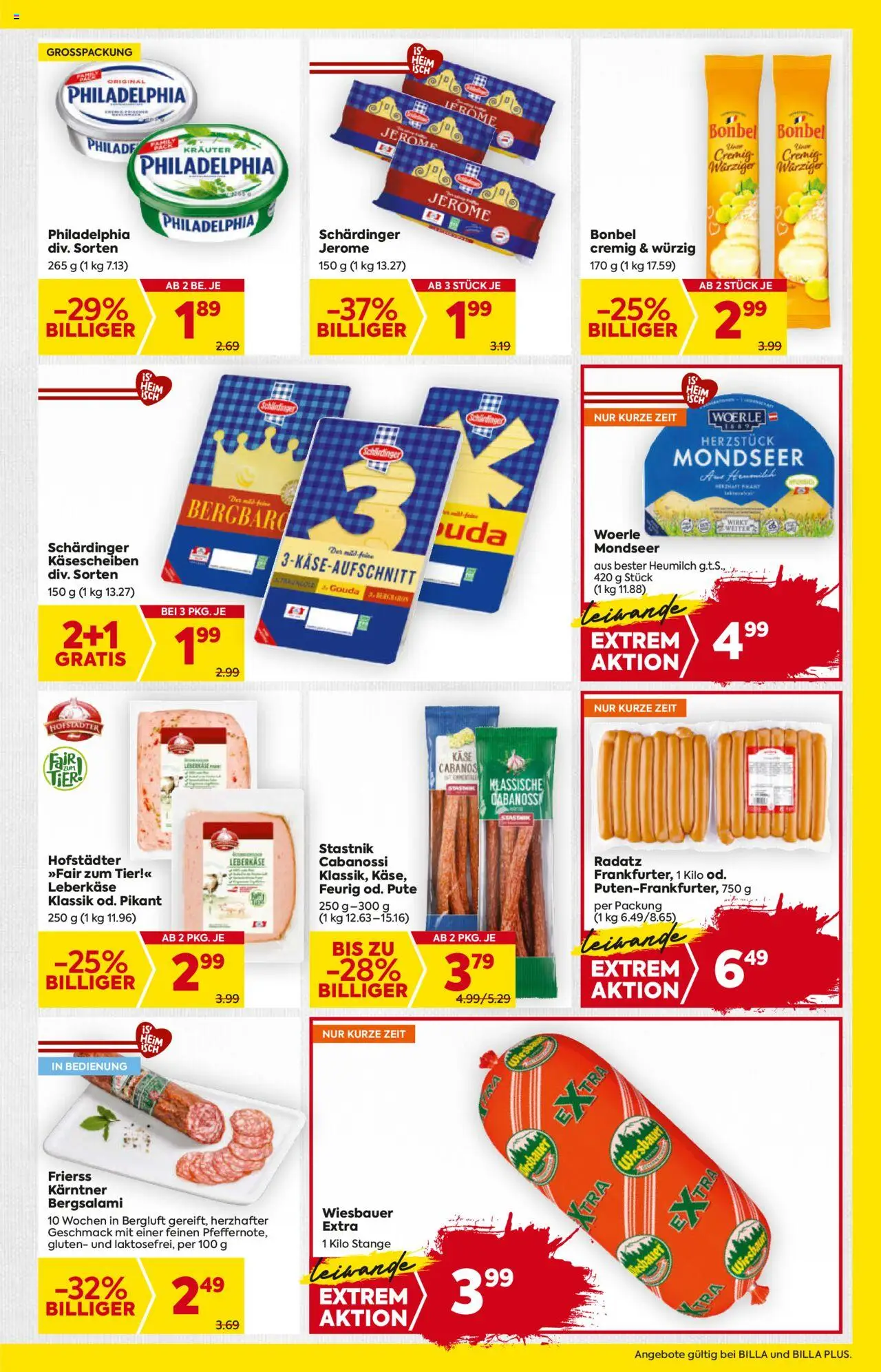 Billa Flugblatt - Tirol gültig ab 02.10.2025 | Seite: 7 | Produkte: Käse